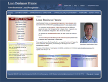 Tablet Screenshot of leanbusiness.fr